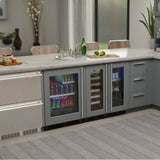 15'' Marvel Professional Beverage Center, Panel Ready, Glass Door, Lock, Reversible Door