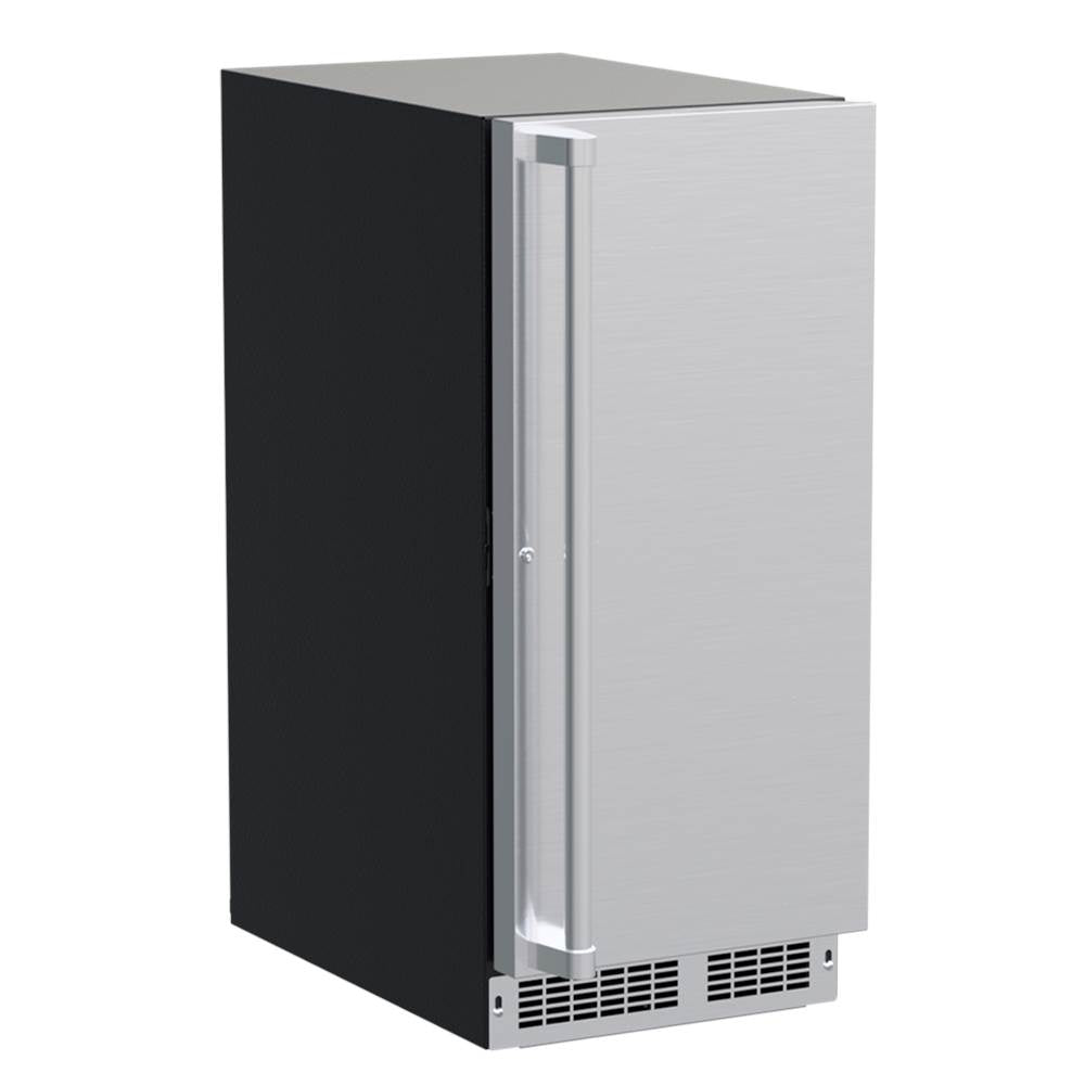 Marvel - 15'' Marvel Professional Single Zone Wine Refrigerator, Stainless, Solid Door, Lock, Reversible Door