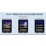 24'' Marvel Professional Beverage Center, Panel Ready, Solid Door, Lock, Reversible Door