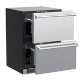 24'' Marvel Professional Refrigerated Drawers, Stainless, Lock