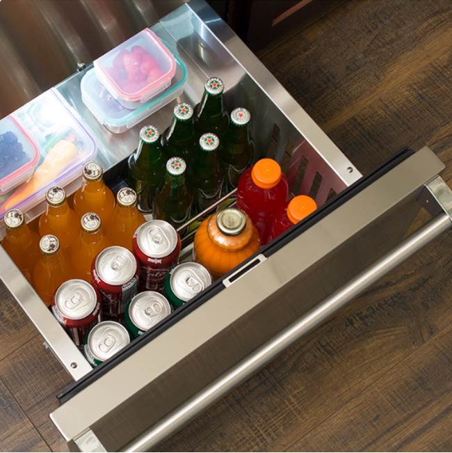 24'' Marvel Professional Refrigerated Drawers, Stainless, Lock