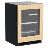 Marvel - 24'' Marvel Professional Refrigerator, Panel Ready, Glass Door, Lock, Reversible Door