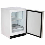 24'' Scientific Freezer, White, Solid Door, Lock, Probe Port, Right Hinge