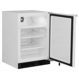 24'' Scientific Refrigerator, White, Solid Door, Lock, Probe Port, Right Hinge