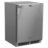 Marvel - 24'' Scientific Refrigerator, Stainless, Solid Door, Lock, Probe Port, Right Hinge - Stainless Steel