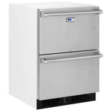 Marvel - 24'' Scientific Refrigerator Drawer, White, Solid Door, Lock, Probe Port, Frost Free - White