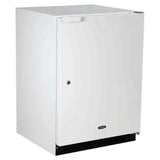 Marvel - 24'' Scientific Refrigerator Freezer, White, Solid Door, Lock, Probe Port, Manual, Right Hinge - White
