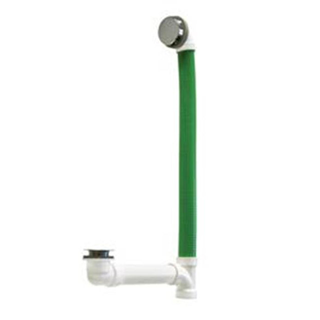 Maax - Waste and overflow 27'' flexible neck in Chrome - Chrome