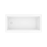 Bosca 6030 IFS AFR Acrylic Alcove Right-Hand Drain Bathtub in White