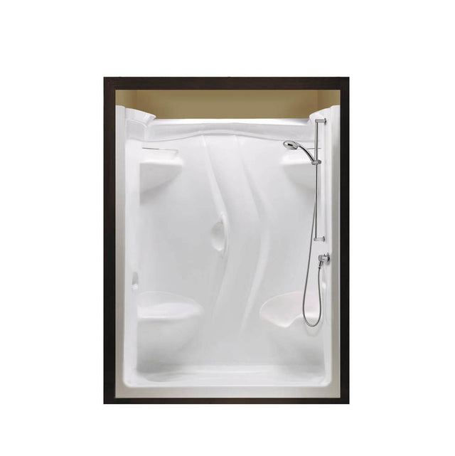 Maax - Stamina 60-II 60 x 36 Acrylic Alcove Left-Hand Drain One-Piece Shower in White