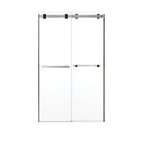 Duel Alto 44-47 X 78 in. 8mm Bypass Shower Door for Alcove Installation with GlassShield glass in Chrome & Matte Black
