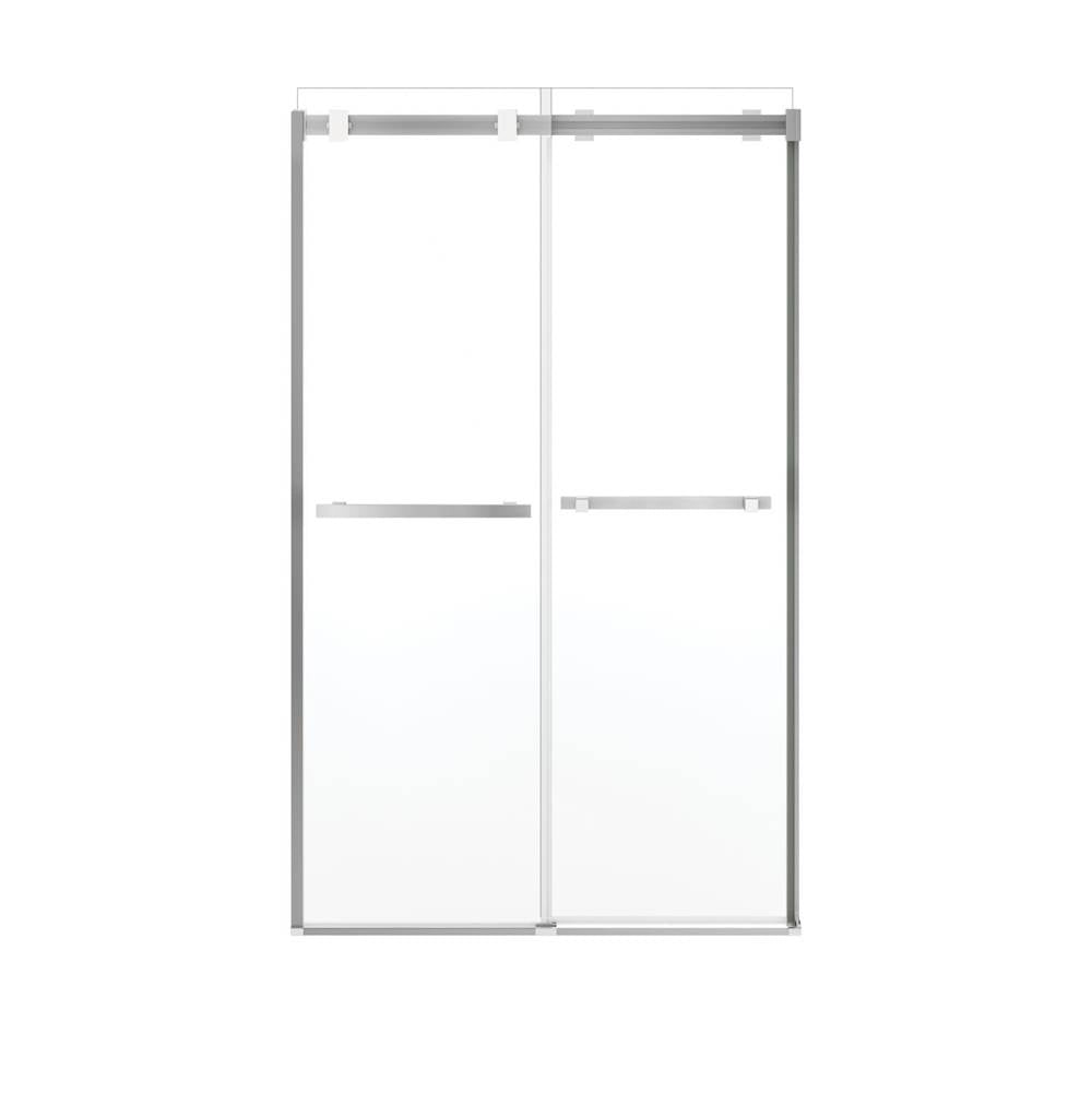 Duel Alto 44-47 X 78 in. 8mm Bypass Shower Door for Alcove Installation with GlassShield glass in Chrome & Matte White