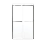 Duel Alto 44-47 X 78 in. 8mm Bypass Shower Door for Alcove Installation with GlassShield glass in Chrome & Matte White