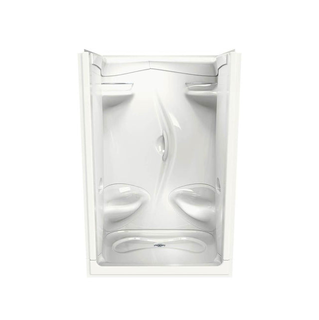 Maax - Stamina 48-II 51 x 36 Acrylic Alcove Center Drain One-Piece Shower in White