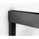 Kameleon 55-59 x 57 in. 6 mm Bypass Tub Door for Alcove Installation with Clear glass in Matte Black