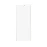 Maax - Capella 78 Screen and Return Panel for 36 in. Base with GlassShield glass in Brushed Nickel