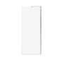 Maax - Capella 78 Screen and Return Panel for 36 in. Base with GlassShield glass in Brushed Nickel