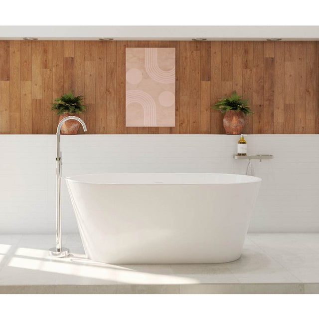 Maax - Calinda 60 x 30 Acrylic Freestanding Oval Center Drain Bathtub in White - White