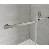 Duel Alto 44-47 X 78 in. 8mm Bypass Shower Door for Alcove Installation with GlassShield glass in Brushed Nickel & Matte Black