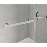 Duel Alto 44-47 X 78 in. 8mm Bypass Shower Door for Alcove Installation with GlassShield glass in Chrome & Matte Black