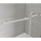 Duel Alto 44-47 X 78 in. 8mm Bypass Shower Door for Alcove Installation with GlassShield glass in Chrome & Matte White