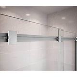 Duel 56-58.5 x 70.5-74 in. 8mm Bypass Shower Door for Alcove Installation with Clear glass in Chrome