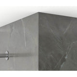 Manhattan Edge Trim 94 in. in Marble Dark Grey