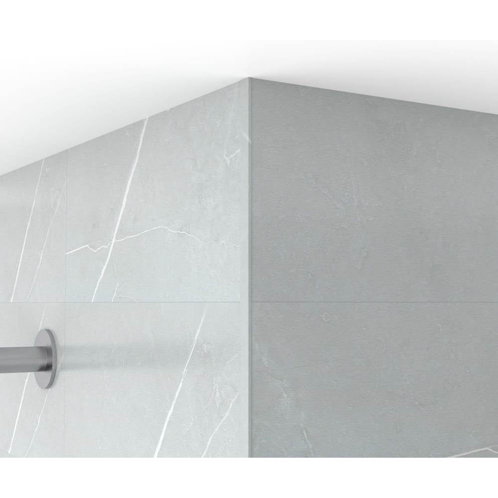 Manhattan Edge Trim 94 in. in Marble Light Grey