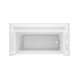 Icon TS6032 AcrylXE Alcove Left Hand Drain One-Piece Tub Shower in White