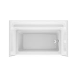 Icon TS6036 Acrylx Alcove Left Hand Drain One-Piece Tub Shower in White
