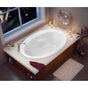 Maax - Twilight 60 x 42 Acrylic Drop-in End Drain Aeroeffect Bathtub in White - White