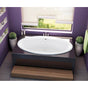 Maax - Tympani 72 x 42 Acrylic Drop-in Center Drain Whirlpool Bathtub in White - White