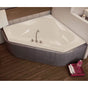 Maax - Tryst 59 x 59 Acrylic Corner Center Drain Bathtub in White - White