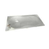 Melodie 66 x 33 Acrylic Alcove Center Drain Aerofeel Bathtub in White