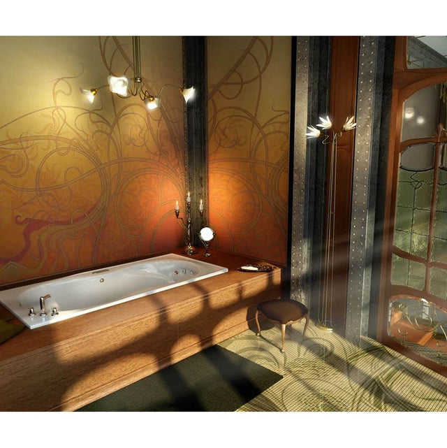 Maax - Melodie 66 x 33 Acrylic Alcove Center Drain Bathtub in White - White