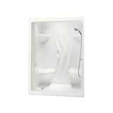 Stamina 60-I 60 x 36 Acrylic Alcove Left-Hand Drain One-Piece Shower in White