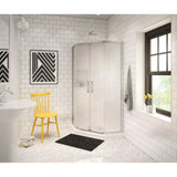 Neo-Angle Base 36 3 in. 36 x 36 Acrylic Corner Left or Right Shower Base with Corner Drain in White