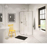 Maax - Neo-Angle Base 38 3 in. 38 x 38 Acrylic Corner Left or Right Shower Base with Corner Drain in White - White