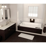 Maax - Pose 7236 Acrylic Drop-in End Drain Bathtub in White - White