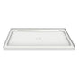 Maax - Rectangular Base 4834 3 in. Acrylic Alcove Shower Base with Center Drain in White - White