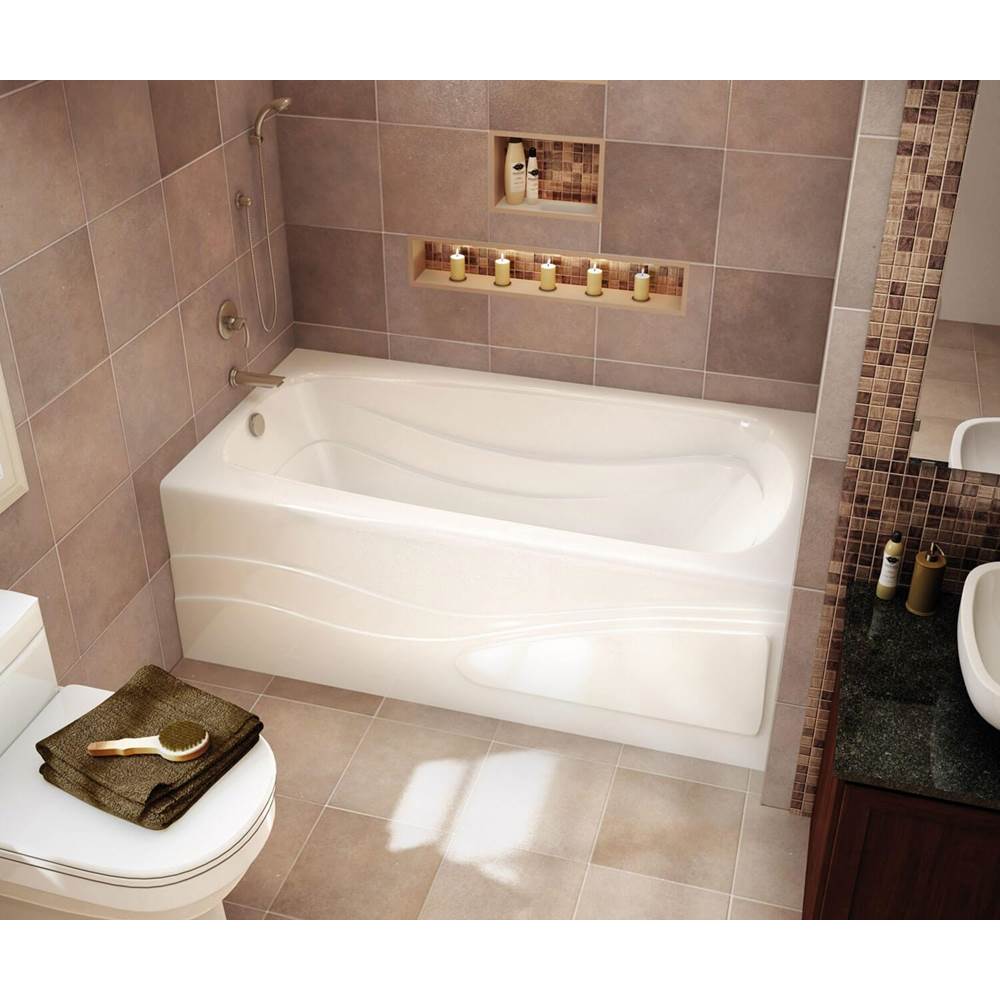 Maax - Tenderness 6042 Acrylic Alcove Right-Hand Drain Bathtub in White - White