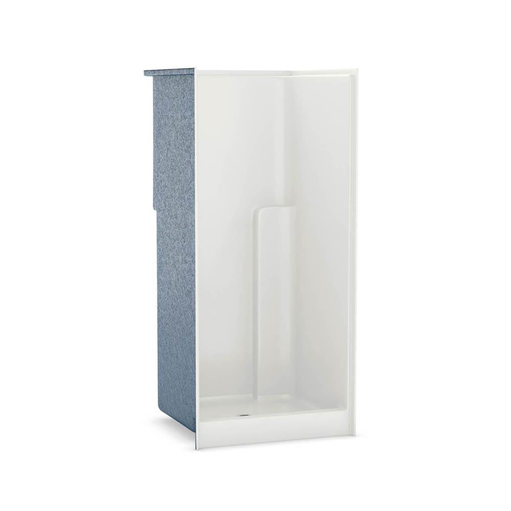 US36 36 x 36 AcrylX Alcove Center Drain One-Piece Shower in White