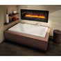 Maax - Aiiki 7242 Acrylic Drop-in Center Drain Combined Hydrofeel & Aerofeel Bathtub in White - White