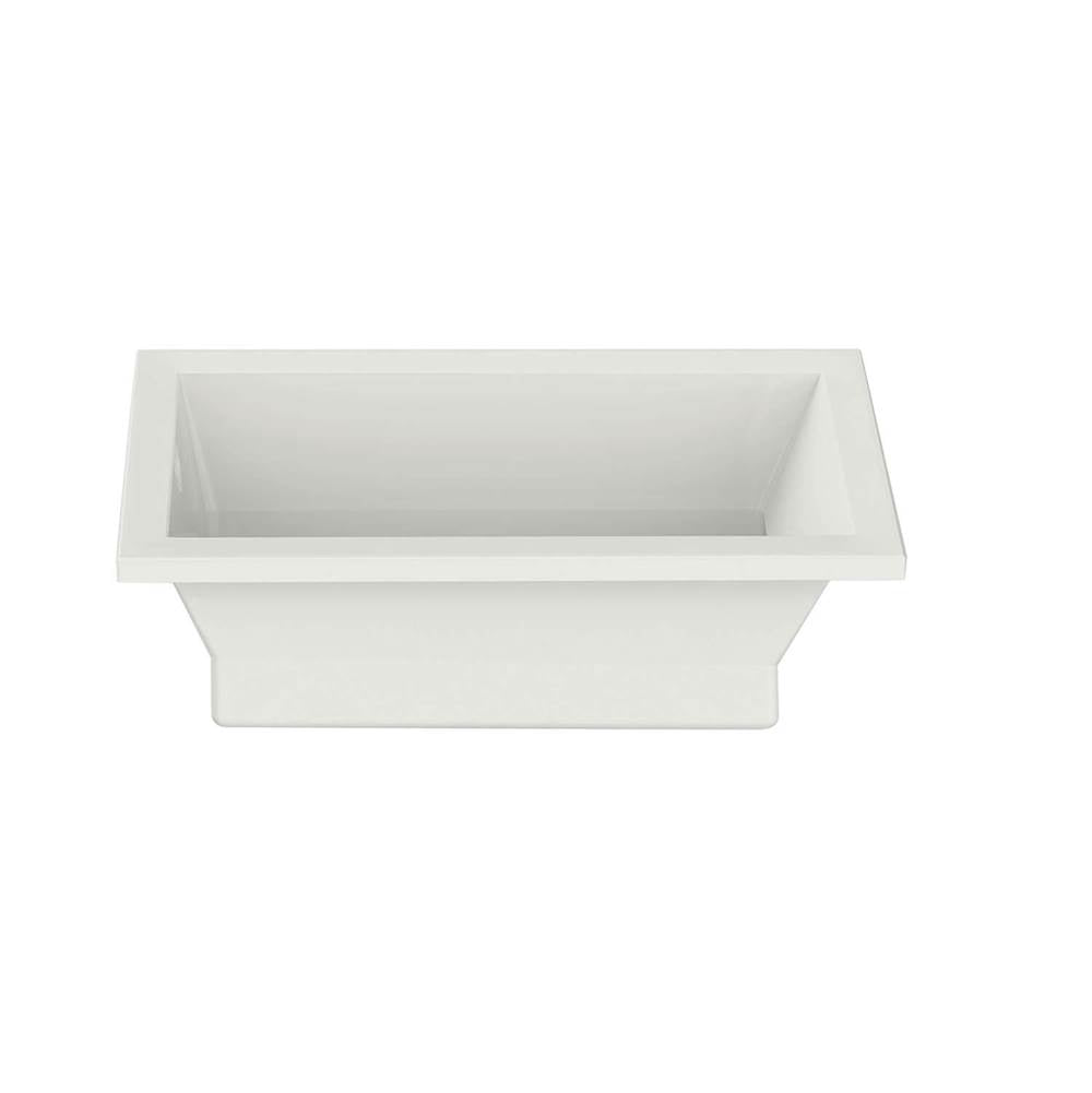 Aiiki 6636 Acrylic Drop-in End Drain Aerofeel Bathtub in White