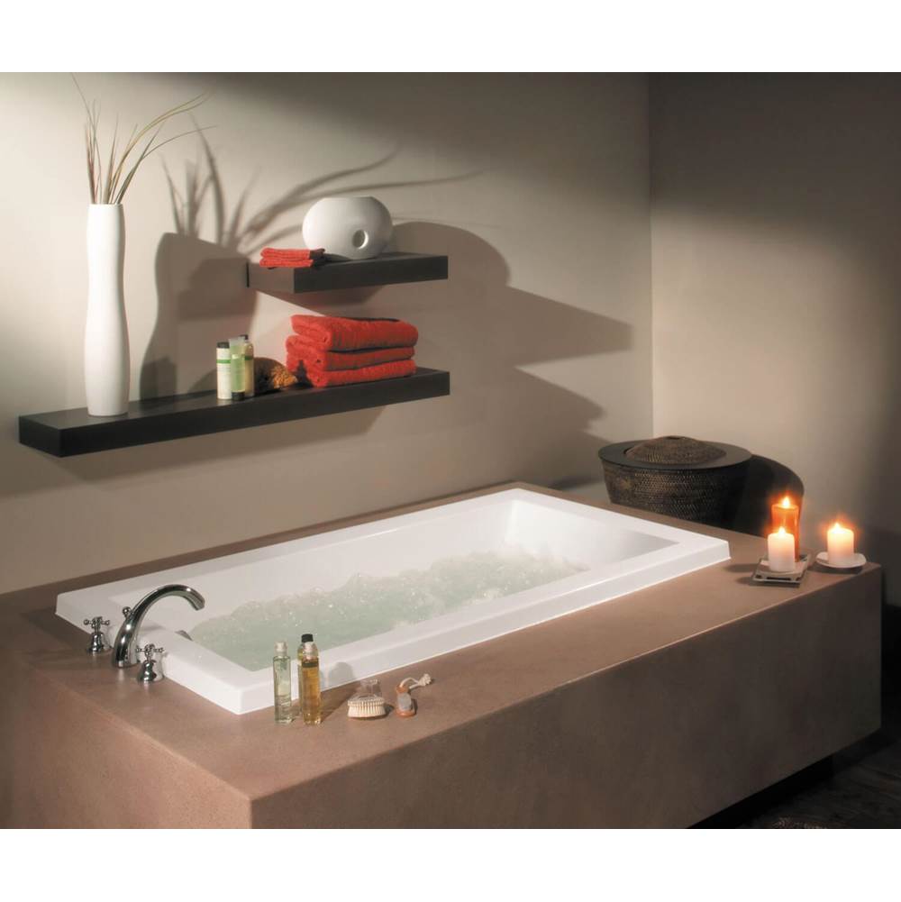 Maax - Aiiki 6636 Acrylic Drop-in End Drain Aerofeel Bathtub in White - White
