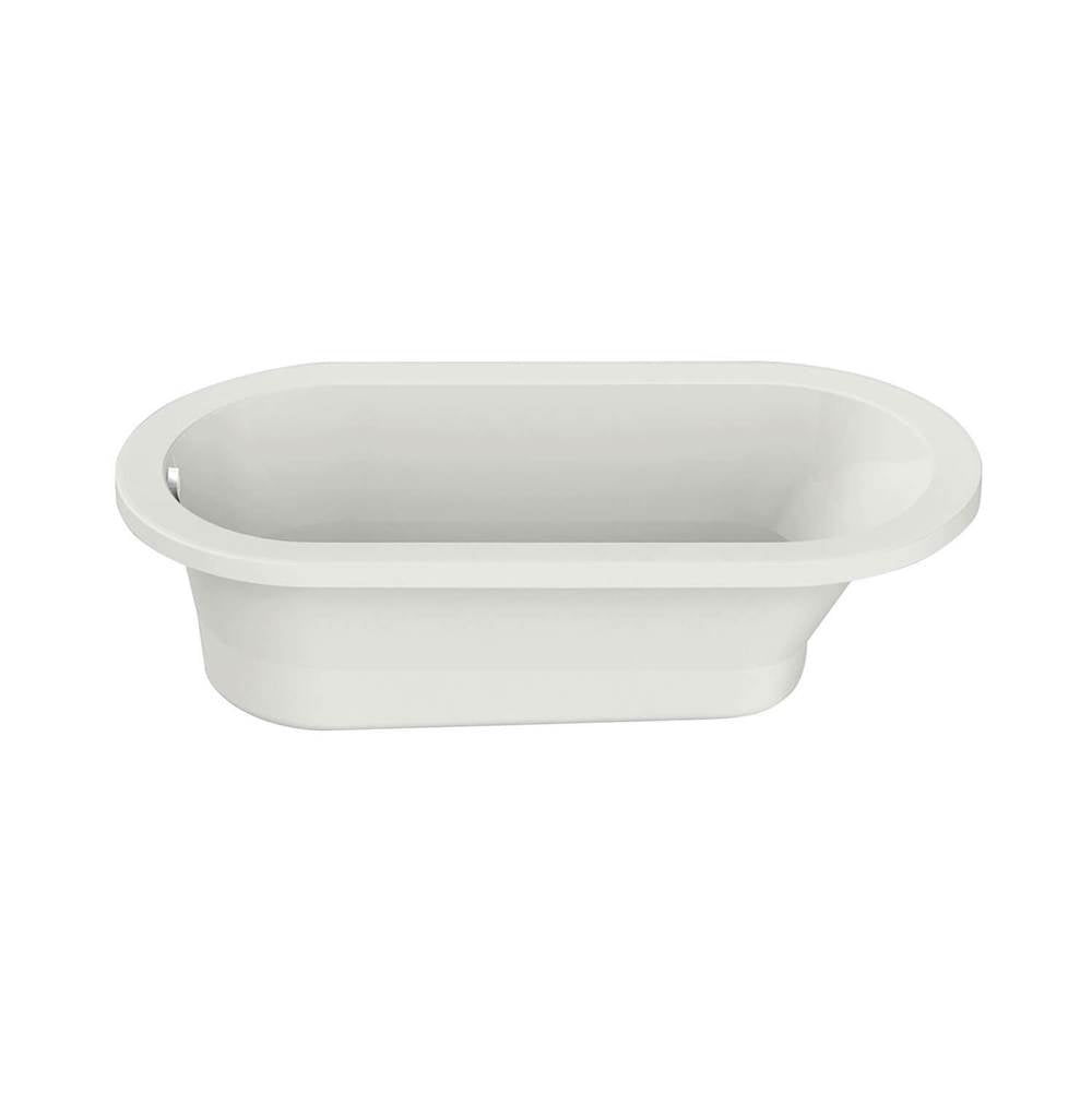 Aigo 72 x 36 Acrylic Undermount End Drain Bathtub in White
