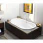 Maax - Living 6642 Acrylic Drop-in Center Drain Hydromax Bathtub in White - White