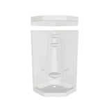 Freestyle 37 Neo-Angle 37 x 37 Acrylic Corner Center Drain One-Piece Shower in White