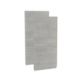 Utile 3636 Composite Direct-to-Stud Two-Piece Corner Shower Wall Kit in Factory Rough Vapor