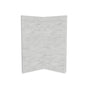 Maax - Utile 3636 Composite Direct-to-Stud Two-Piece Corner Shower Wall Kit in Organik Permafrost - Permafrost